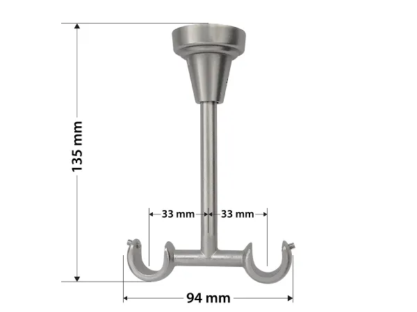 držiak 16x16 stropný