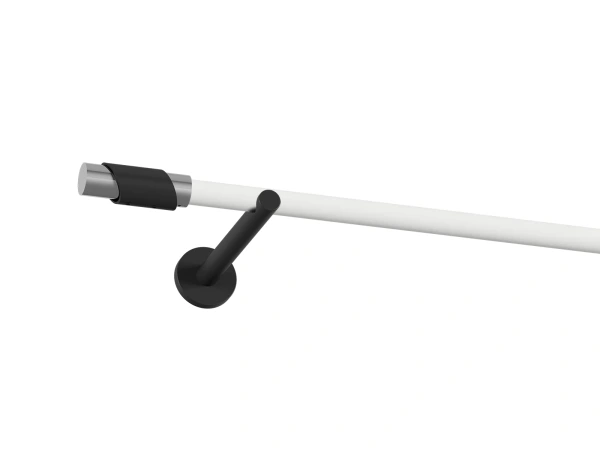 Garniža 19mm obyčajná tyč - 1rad - PARIS - bielo čierna 1