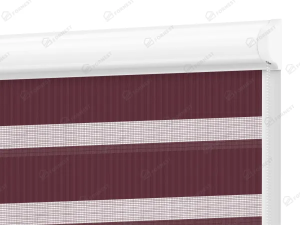 Roleta SWING PREMIUM - deň a noc - látka Bahama 1812 - bordová