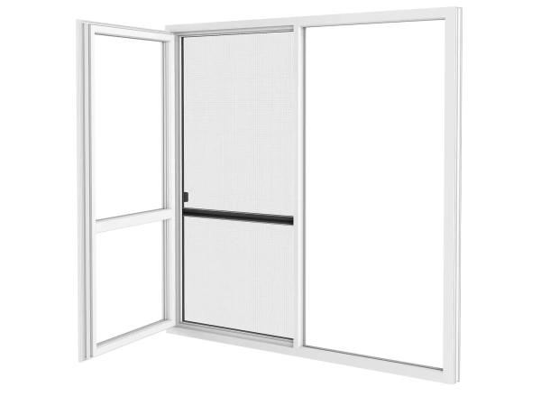 Siete proti hmyzu na DVERE - posuvné - ANTRACIT - RAL 7016 - s priečkou 3