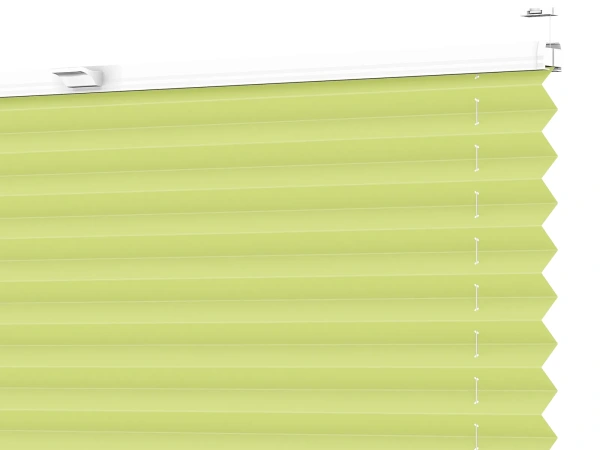 Plisé rolety LUX - látka Fresh lime 11193 - BLACKOUT (zatemňujúca)