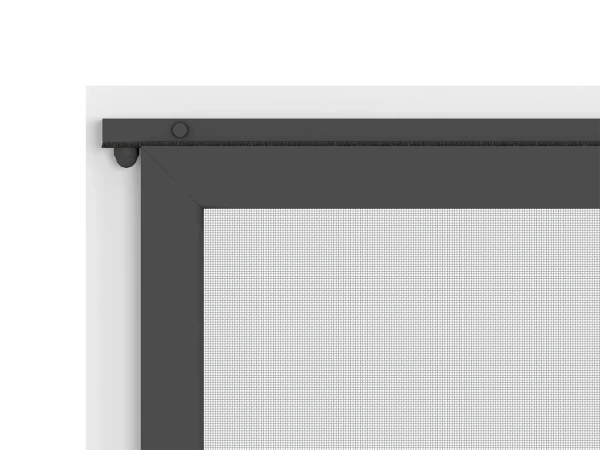 Siete proti hmyzu na DVERE - posuvné - ANTRACIT - RAL 7016 - s priečkou 6