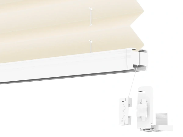 Plisé rolety LUX - látka Almond 11063 - PEARL 5