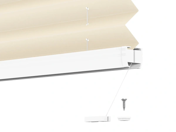 Plisé rolety LUX - látka Almond 11192 - BLACKOUT (zatemňujúca) 7