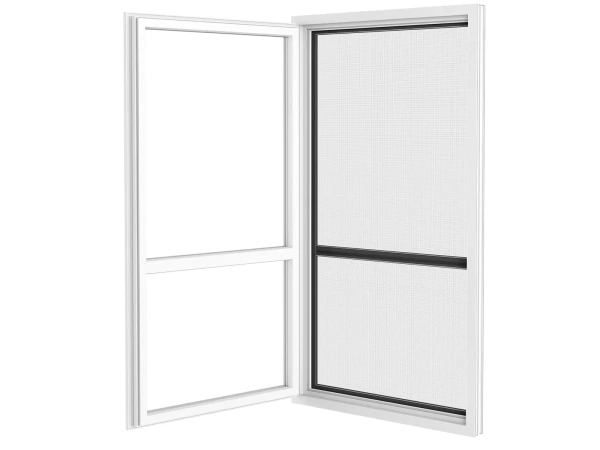 Siete proti hmyzu na DVERE - pántové - ANTRACIT - RAL 7016 - s priečkou 3