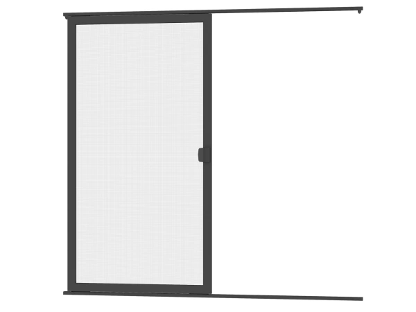 Siete proti hmyzu na DVERE - posuvné - ANTRACIT - RAL 7016 - bez priečky