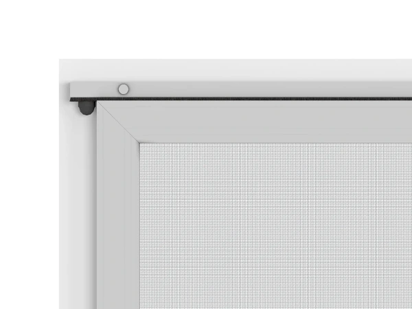 Siete proti hmyzu na DVERE - posuvné - SIVÁ - RAL 9006 - s priečkou 6