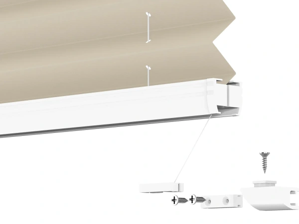 Plisé rolety LUX - látka Crafted Linen 11197 - BLACKOUT (zatemňujúca) 9