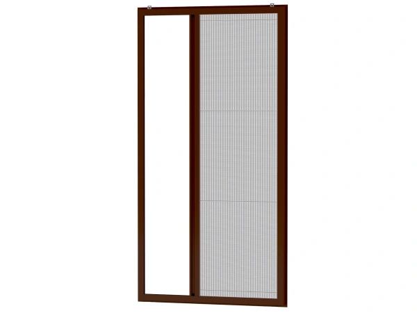 Siete proti hmyzu na DVERE - PLISÉ KLIK - TMAVOHNEDÁ - RAL 8016