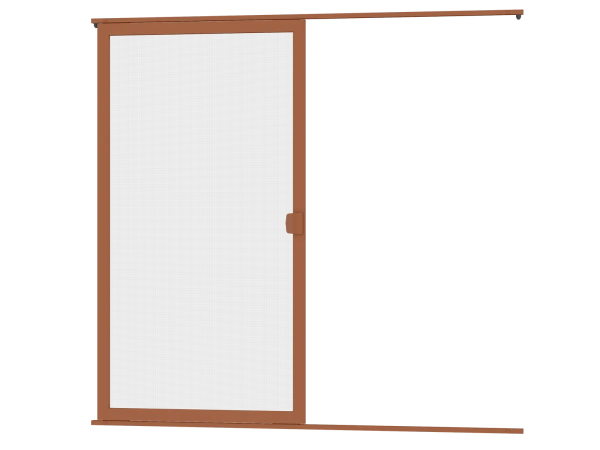 Sieťky na DVERE- posuvné - drevoimitačné - bez priečky