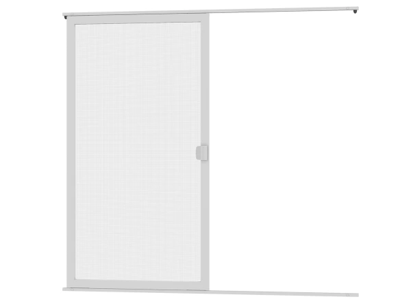 Siete proti hmyzu na DVERE - posuvné - SIVÁ - RAL 9006 - bez priečky