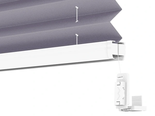 Plisé rolety LUX - látka Starless night 11071 - PEARL 4