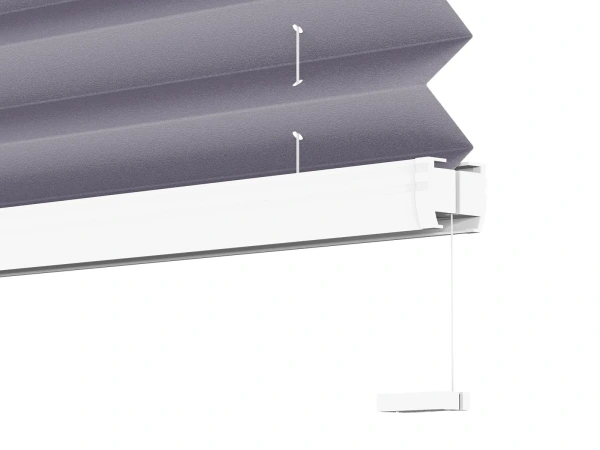 Plisé rolety LUX - látka Starless night 11071 - PEARL 6