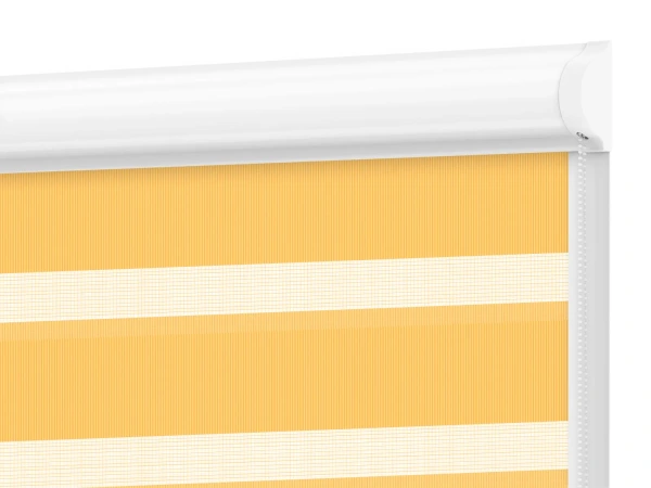 Roleta SWING PREMIUM - deň a noc - látka Bahama 1803 - svetlo oranžová