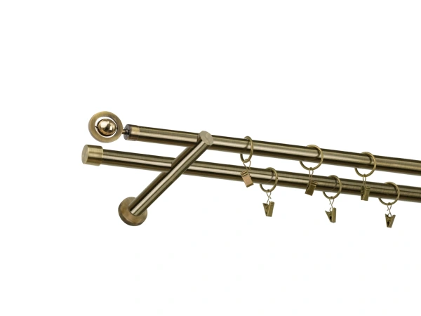 Garniža 19x19mm - 2rady - JUPITER - antik