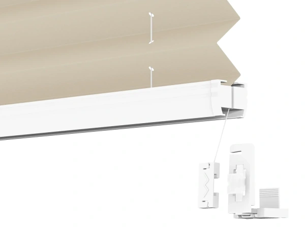 Plisé rolety LUX - látka Crafted Linen 11197 - BLACKOUT (zatemňujúca) 5