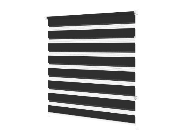 Roleta MINI - deň a noc - látka Zakynthos 11 - antracit 1