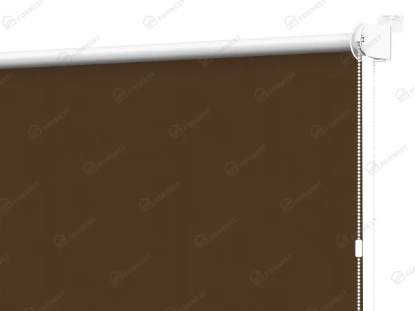 Roleta MINI - látka Madagaskar 066 - tmavo hnedá - (thermo)