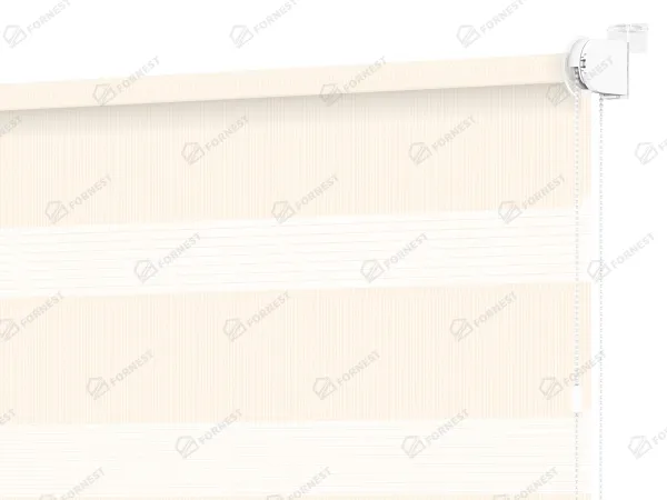 Roleta MINI - deň a noc - látka Miami 1302 - béžová