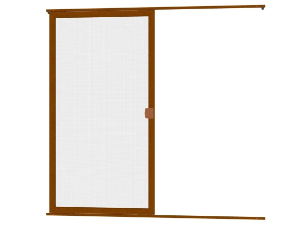 Siete proti hmyzu na DVERE - posuvné - DUB ZLATÝ - drevoimitácia - bez priečky