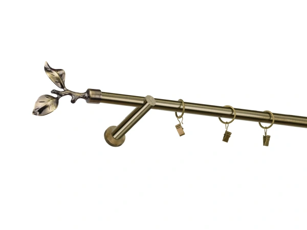 Garniža 19mm - 1rad - LIST ROSE - antik