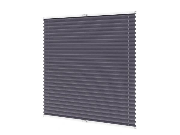 Plisé rolety LUX - látka Starless night 11187 - BLACKOUT (zatemňujúca) 1