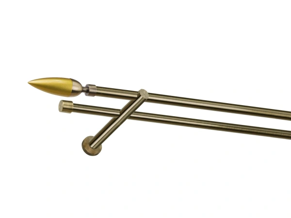 Garniža 16x16mm - 2rady - LINEA - antik 1