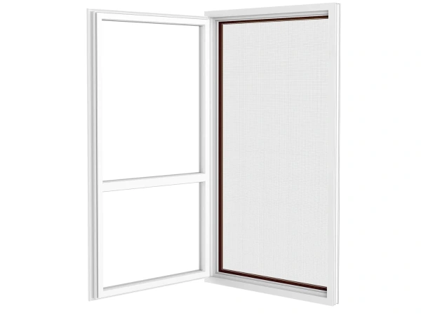 Siete proti hmyzu na DVERE - pántové - ORECH - drevoimitácia - bez priečky 3