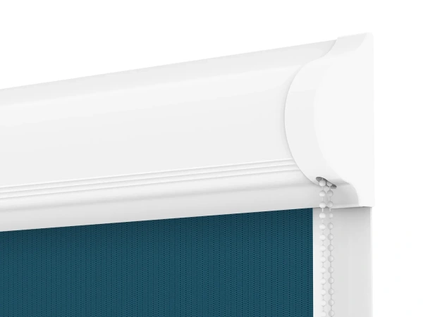 Roleta SWING LITE - deň a noc - látka Zakynthos 21 - nočná modrá 3