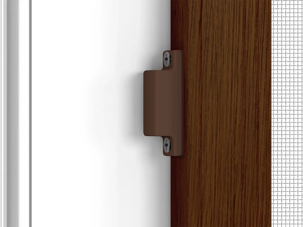 Siete proti hmyzu na DVERE - pántové - ORECH - drevoimitácia - bez priečky 8