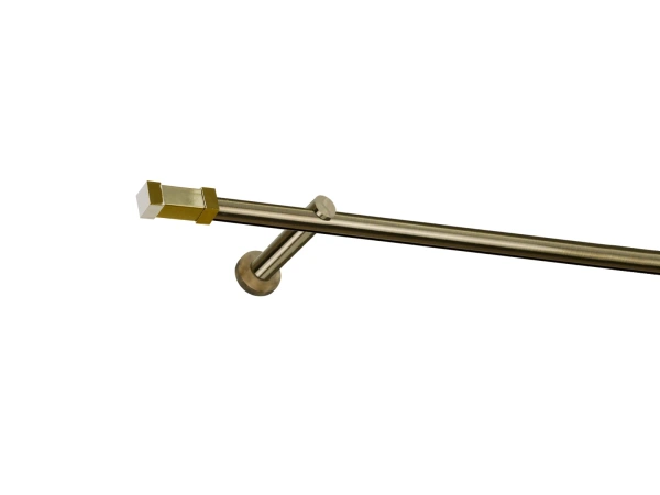 Garniža 19mm - drážková tyč - 1rad - QUADRO - antik 1