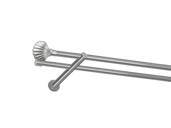 Garniža 16x16mm - 2rady - MUŠĽA - satin 1