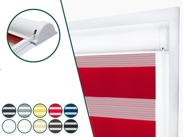 Roleta SWING PREMIUM - deň a noc - látka ZAKYNTHOS