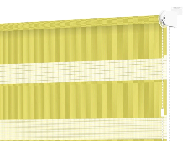 Roleta MINI - deň a noc - látka Bahama 1807 - limetková