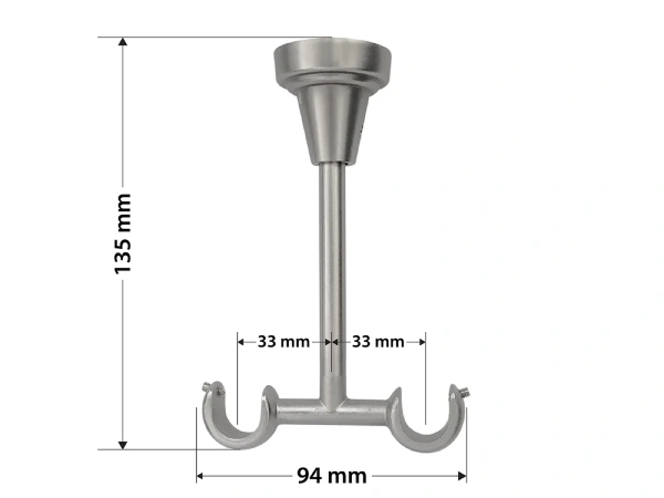 Garniža 16x16mm - 2rady - MUŠĽA - satin 5