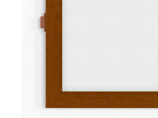 Siete proti hmyzu na DVERE - pántové - DUB ZLATÝ - drevoimitácia - s priečkou 6