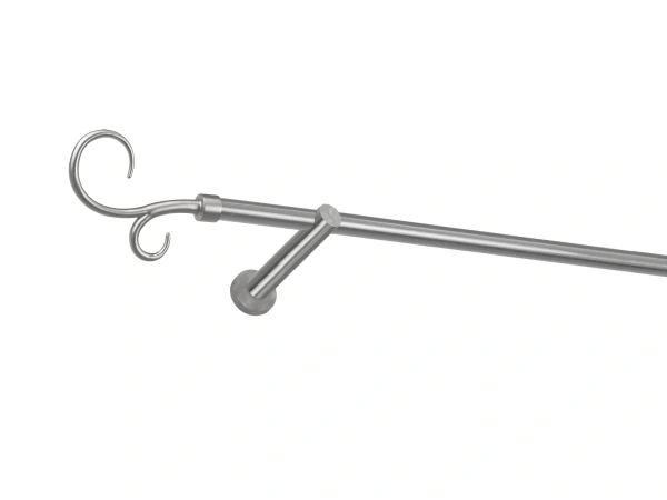 Garniža 16mm - 1rad - HÁK DVOJITÝ - satin 1