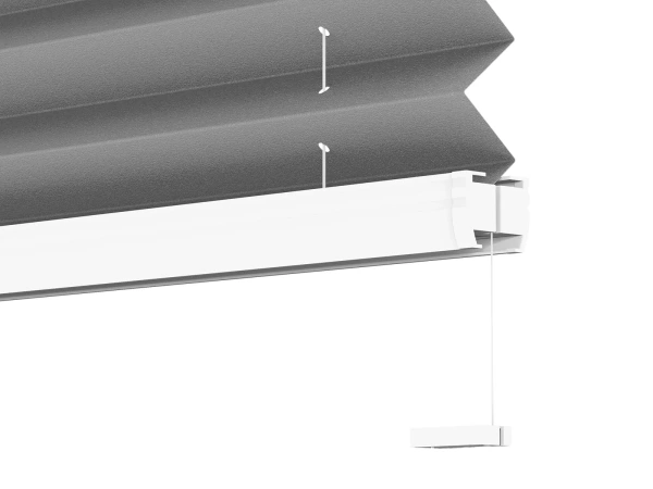 Plisé rolety LUX - látka Asphalt 11066 - PEARL 6