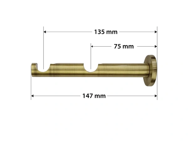 Garniža 16x16mm - 2rady - VENEZIA - antik 3