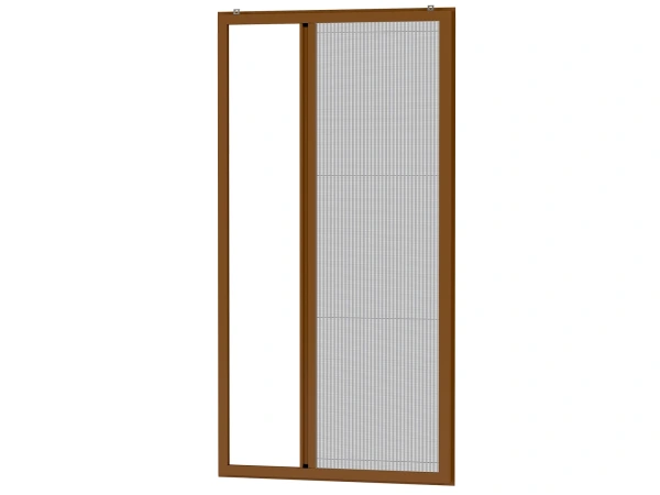 Siete proti hmyzu na DVERE - PLISÉ KLIK - HNEDÁ - RAL 8003