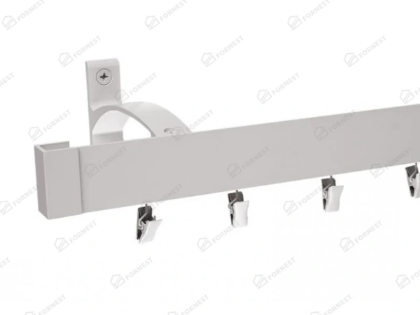 Garniža MODERN 1-drážková do stropu - odtieň INOX