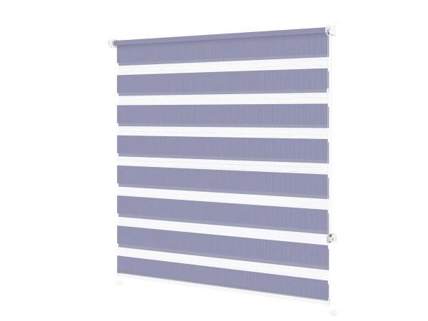 Roleta MINI - deň a noc - látka Bahama 1808 - modrá 1