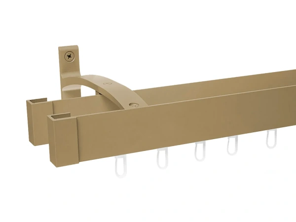 Garniža MODERN 2-drážková - na stenu - odtieň PATINA