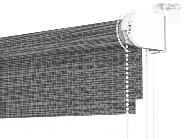 Roleta MINI - deň a noc - látka Maurícius 70 - antracit 3