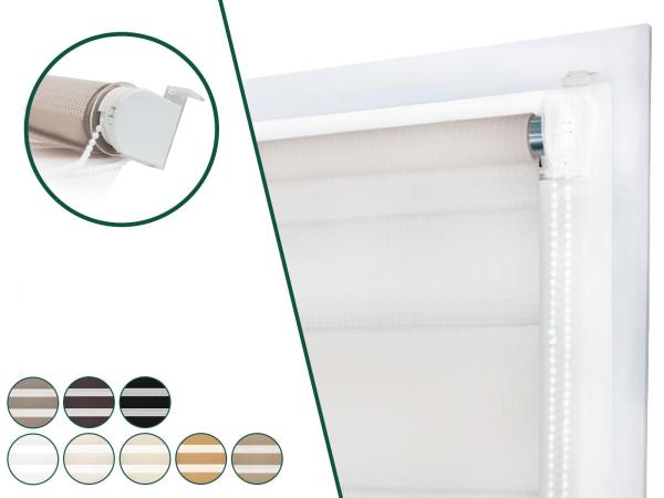 Roleta MINI - deň a noc - látka MIAMI