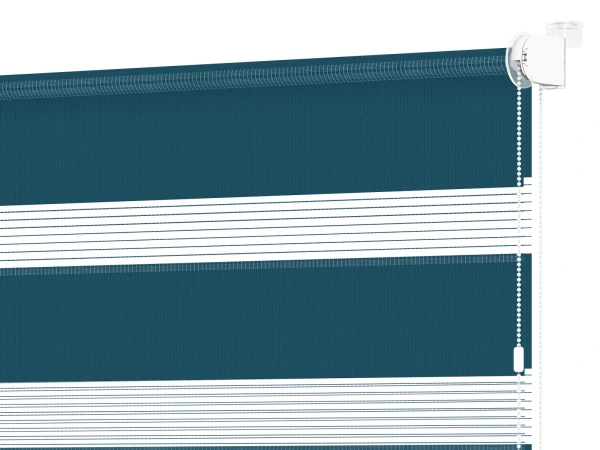 Roleta MINI - denní a noční - látka Zakynthos 21 - noční modrá