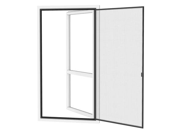 Siete proti hmyzu na DVERE - pántové v ráme SMART - ANTRACIT - RAL 7016 - bez priečky 2