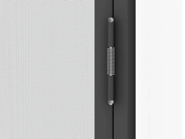 Siete proti hmyzu na DVERE - pántové v ráme SMART - ANTRACIT - RAL 7016 - bez priečky 9