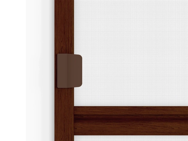 Siete proti hmyzu na DVERE - pántové - ORECH - drevoimitácia - s priečkou 5