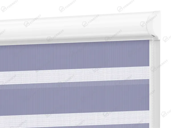 Roleta SWING PREMIUM - deň a noc - látka Bahama 1808 - modrá